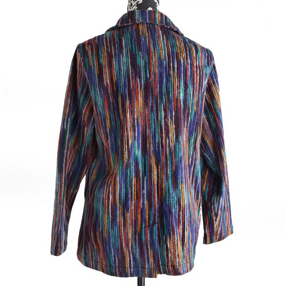 Women's Multicolored Habitat Clothes To Live In Button Up Jacket - Size Small - Picture 2 of 10